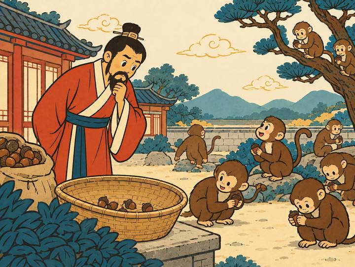 조삼모사 장면